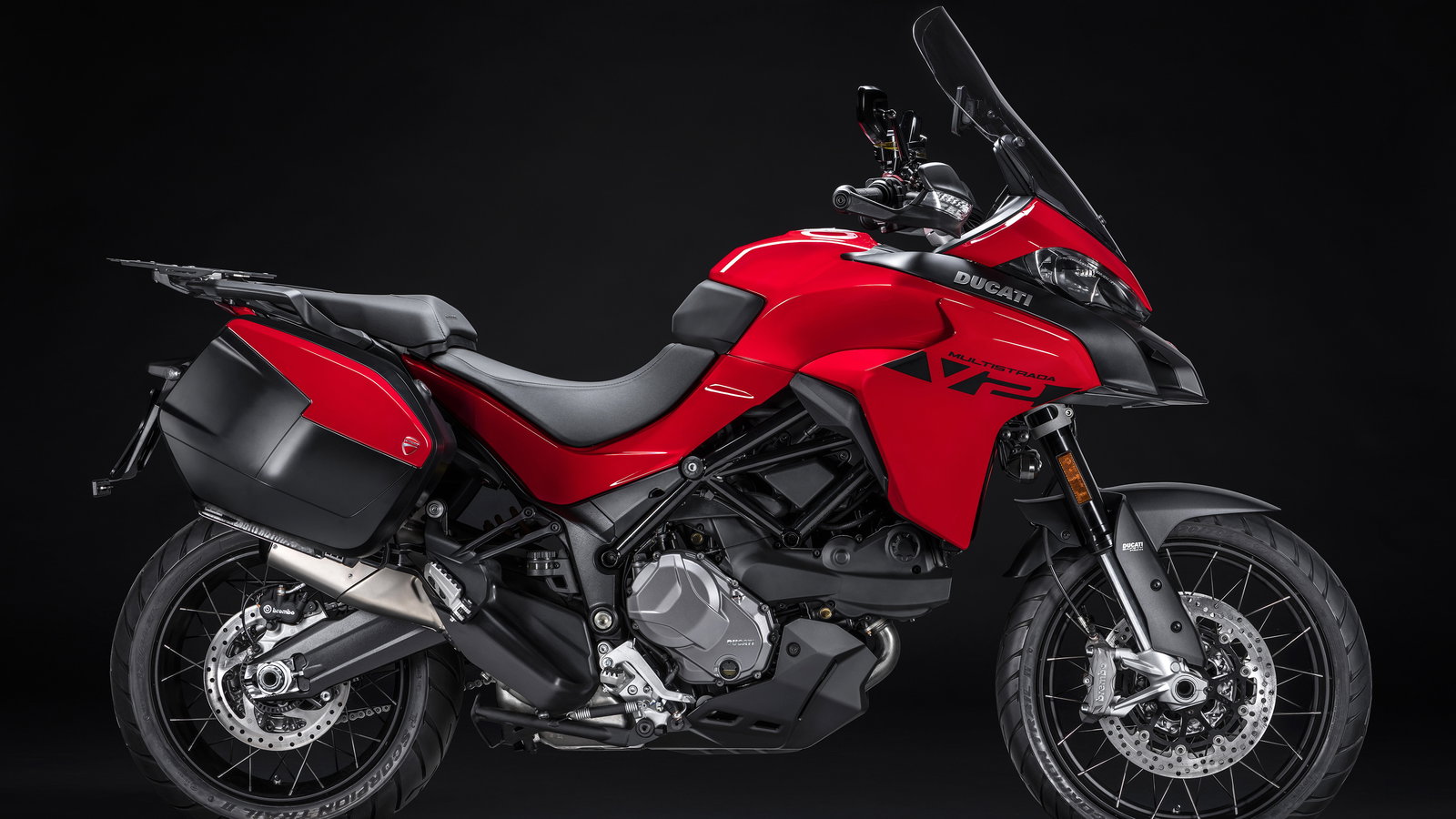 Ducati Multistrada V2 with accessories
